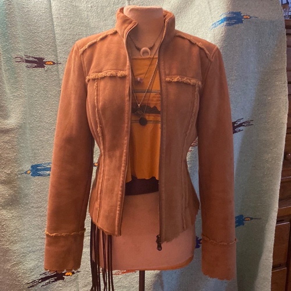 Calvin Klein Suede Leather Jacket